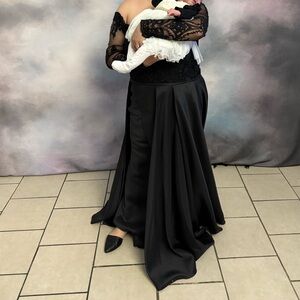 Elegant Black Lace Gown